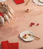 Sale rosa - tovaglia antimacchia 155x270cm