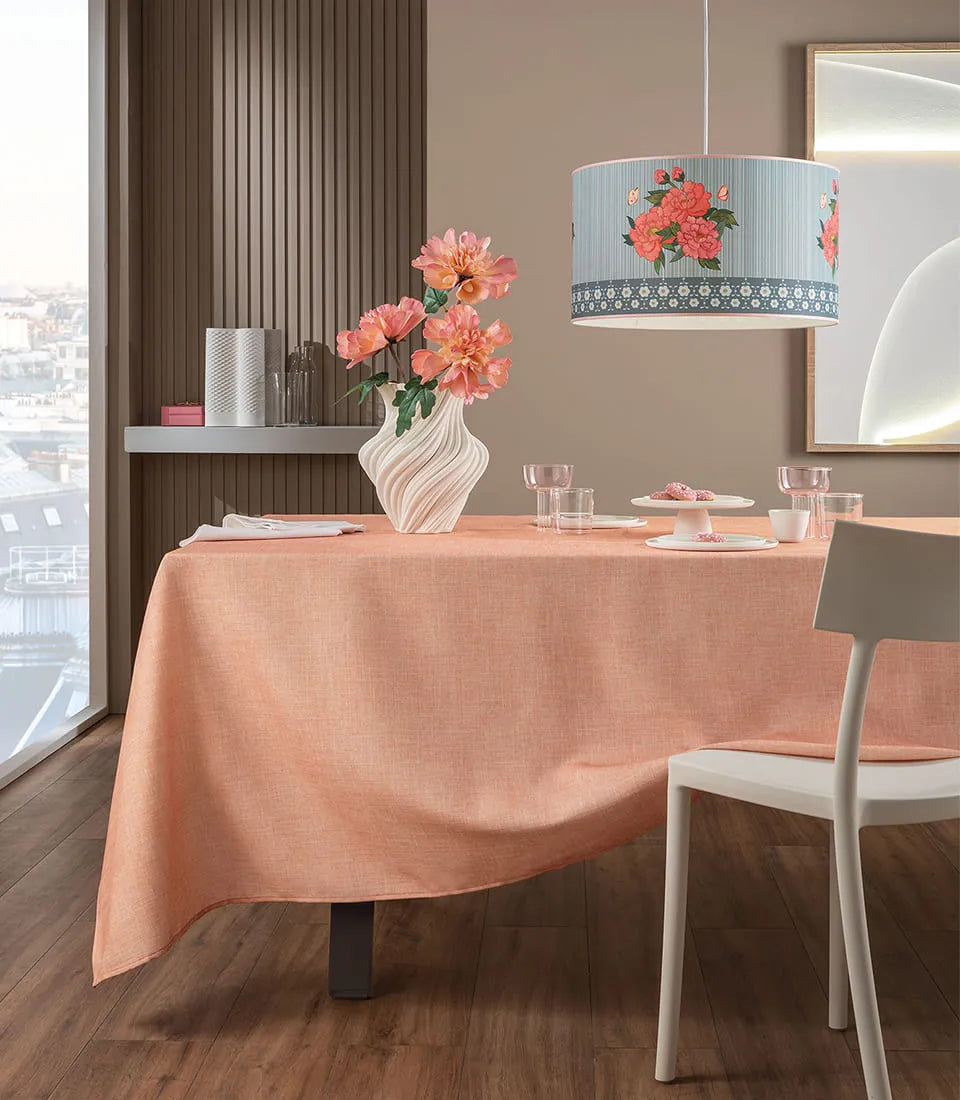 Sale rosa - tovaglia antimacchia 155x180cm