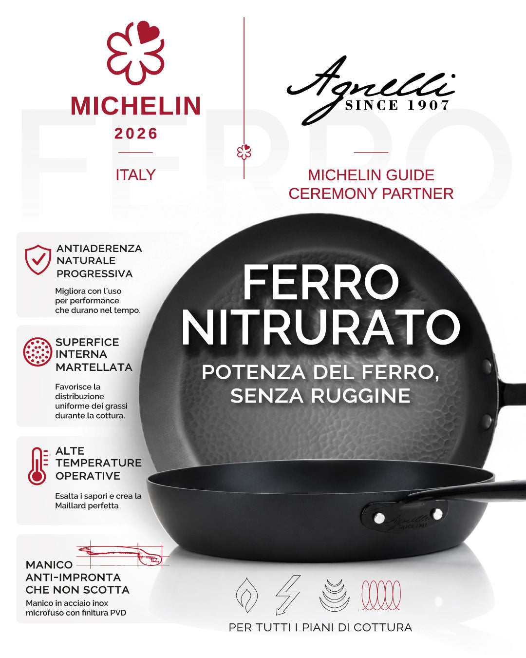 Padella in Ferro Nitrurato 28 cm