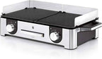 WMF Lono Master Grill - Griglia Elettrica da Tavolo 2400W in Acciaio Inox - Per Interni ed Esterni