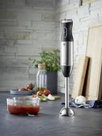 WMF Kult X Frullatore ad Immersione 600W - Cromargan® Nero - 4 Lame