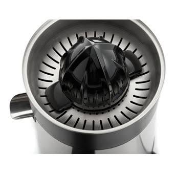 WMF Stelio Spremiagrumi Elettrico 85W - Acciaio Inox con 2 Coni - Cromargan®