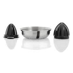 WMF Stelio Spremiagrumi Elettrico 85W - Acciaio Inox con 2 Coni - Cromargan®