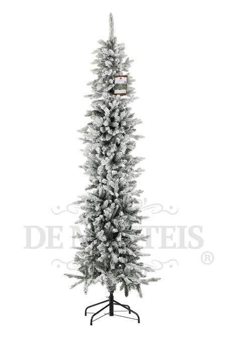 ALBERO DI NATALE SLIM FIR SNOWY - H 240 cm - Effetto Innevato