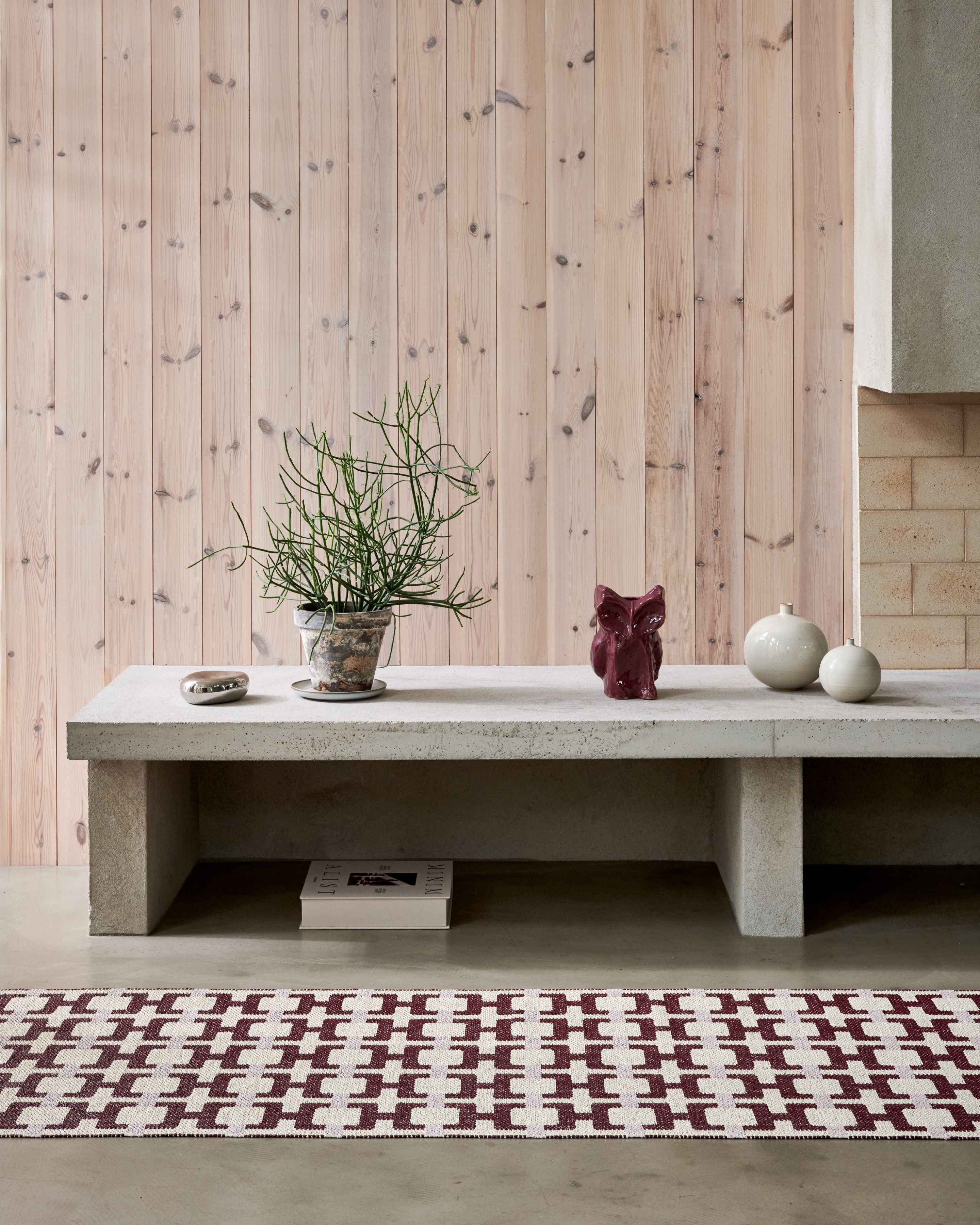 TAPPETO TOM BURGUNDY70 x 240 cm