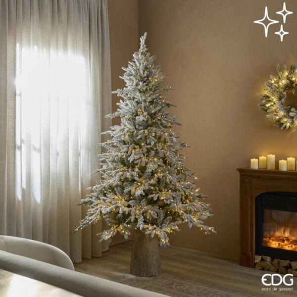 Pino Cortina Innevato 210 CM C/2500Miniled