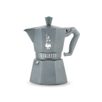 Moka per Induzione Silver Grey 3 tz