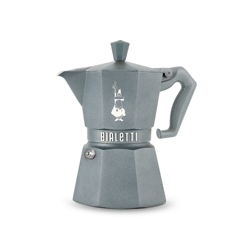 Moka per Induzione Silver Grey 3 tz