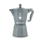 Moka per Induzione Silver Grey 6 tz