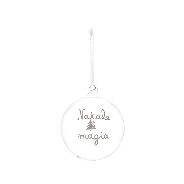 Pallina di Natale 15 cm "Natale è Magia"