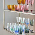 Set 6 Bicchieri Cc330 Blu Vetro Alice Vetro Bl