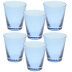 Set 6 Bicchieri Cc330 Blu Vetro Alice Vetro Bl