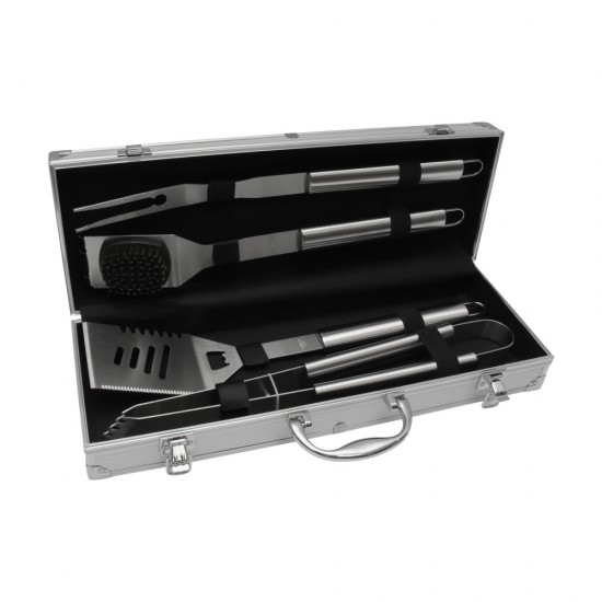 Bbq set 4 pz acciaio