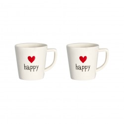 Set 2 tazzine espresso Happy Set 2 tazzine espresso Happy