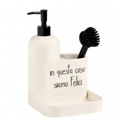 Dosasapone Plus bianco In questa casa siamo felici Dosasapone Plus bianco In questa casa siamo felici