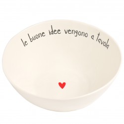 Insalatiera Le buone idee vengono a tavola Insalatiera Le buone idee vengono a tavola