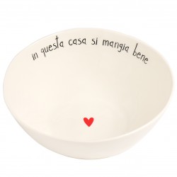 Insalatiera In questa casa si mangia bene Insalatiera In questa casa si mangia bene