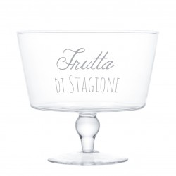 Alzata Porta frutta in vetro decoro Frutta Di Stagione Alzata Porta frutta in vetro decoro Frutta Di Stagione