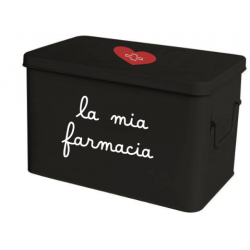 Scatola in acciaio verniciato La mia farmacia - Grande Scatola in acciaio verniciato La mia farmacia - Grande