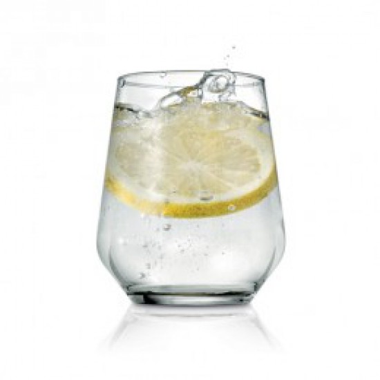 Bicchieri acqua trasparenti 6 pz
