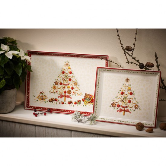 Winter Bakery Delight Piatto pasticceria rettangolare piccolo 27x22,5cm Winter Bakery Delight Piatto pasticceria rettangolare piccolo 27x22,5cm