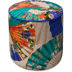 Pouf velluto Ventagli