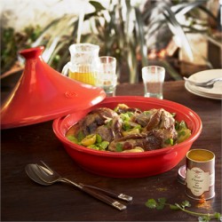 Tajine in ceramica 32cm arancione Emile Henry  Tajine in ceramica 32cm arancione Emile Henry