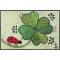 Tappeto 50x75 quadrifoglio e coccinella 