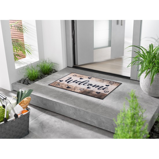 Tappeto Wooden Welcome-50x75