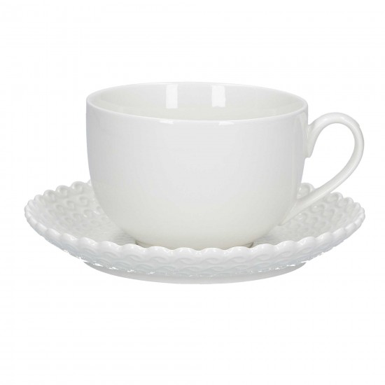 Tazza colazione con piattino Momenti 