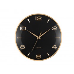 Orologio daparete nero e dorato