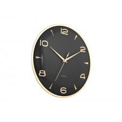Orologio daparete nero e dorato