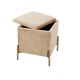 Pouf quadrato sand brown