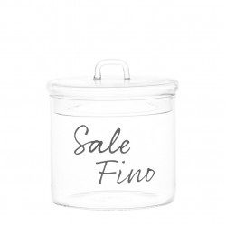 Barattolo Sale fino in nero