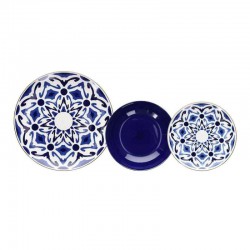 Servizio  18 piatti Shadow Moon blu