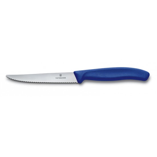 Coltello da tavola ondulato blu