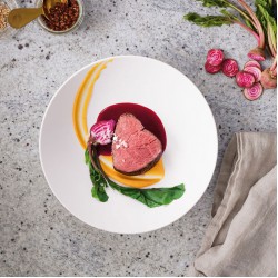 Ciotola piana Manufacture Rock Blanc  Ciotola piana Manufacture Rock Blanc