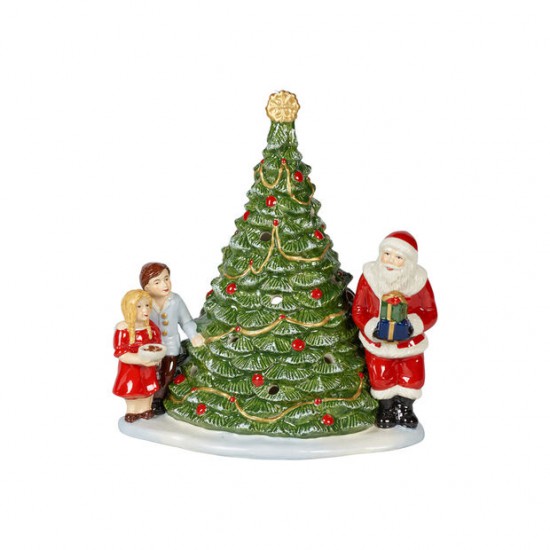 Babbo Natale sull'albero, verde/multicolore 